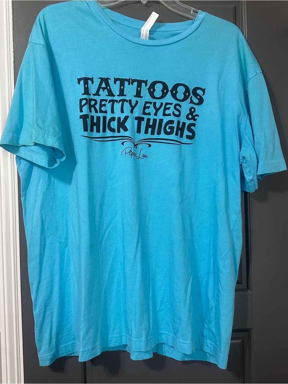 Womens’s Teal Graphic Short Sleeve Tee - Piper Lee